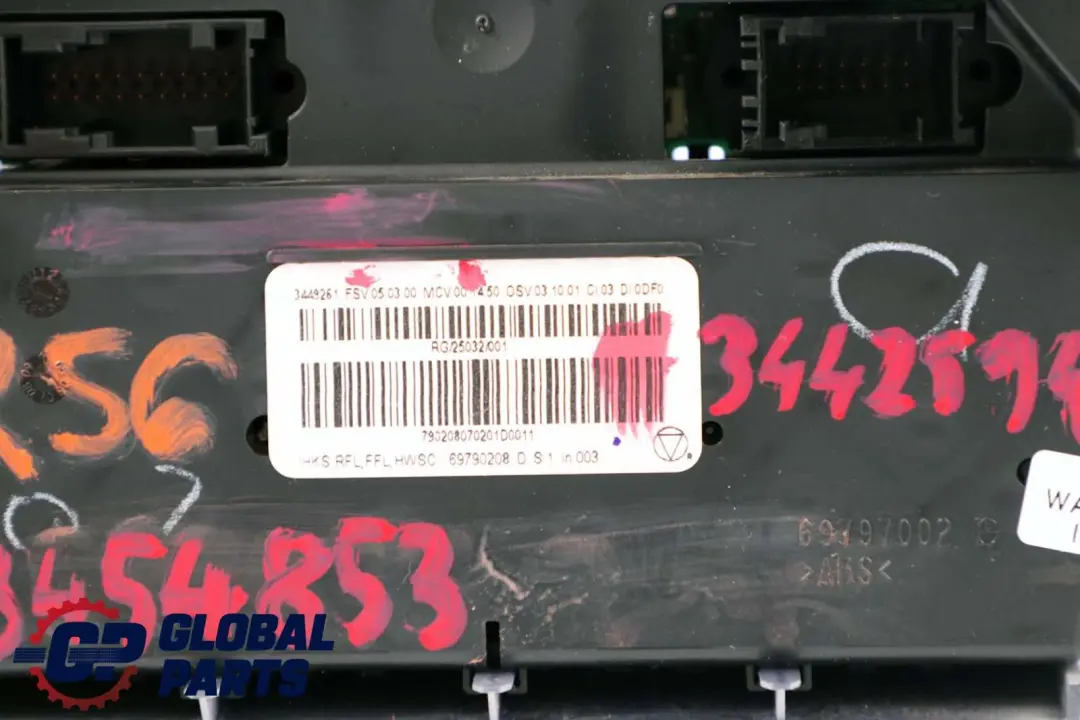 BMW Mini Cooper One R55 R56 Air Conditioning Heater Control Unit Switch 3450126 - SKU 3454853 - Part number 3454853