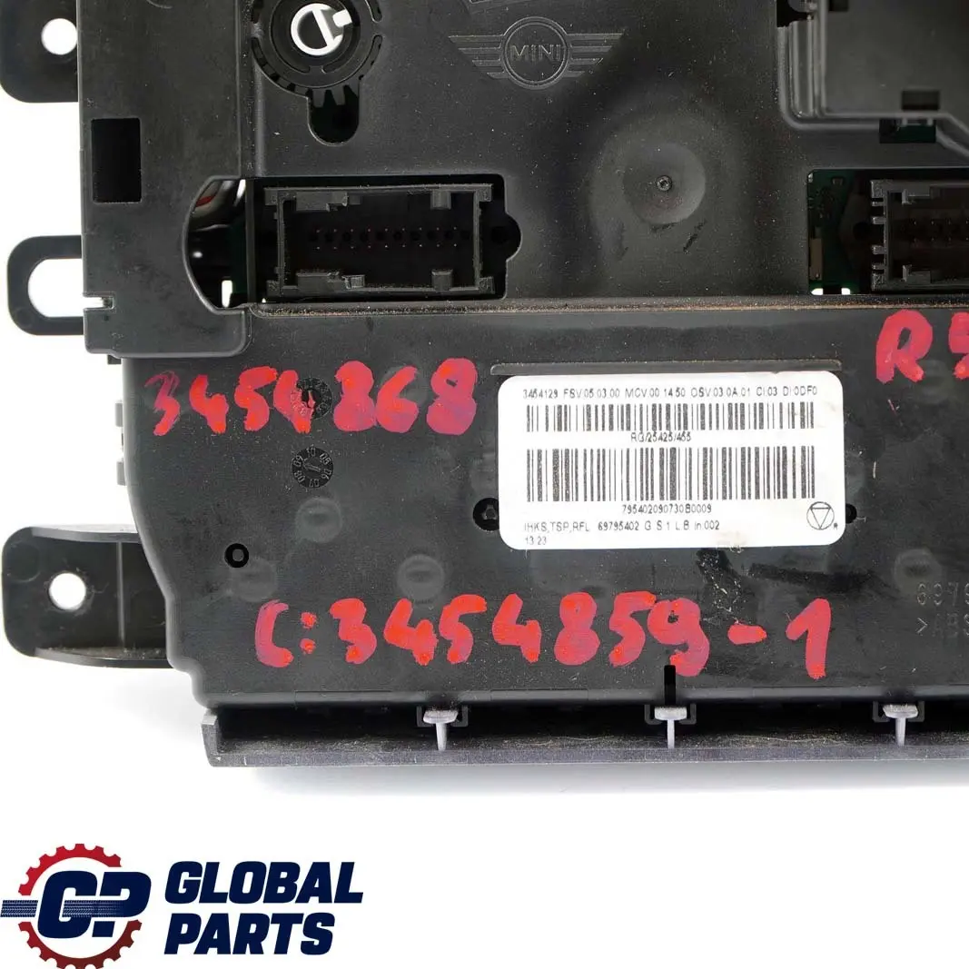 BMW Mini Cooper One R57 1 Air Conditioning Heater Control Unit Switch 69797002 - SKU 3454859-1 - Part number 3454859