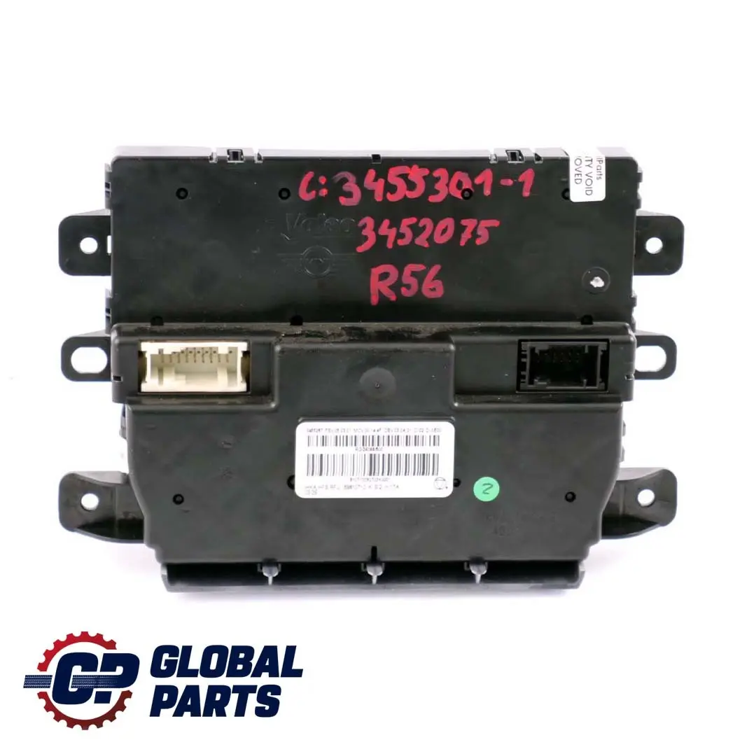 Klimaanlage Bedienteil Klimaautomatik für Mini Cooper R55 R56 mit Teilenummer 3455301 Mini Cooper R55 R56 Klimaanlage Bedienteil Klimaautomatik - SKU 3455301 - Teilenummer 3455301