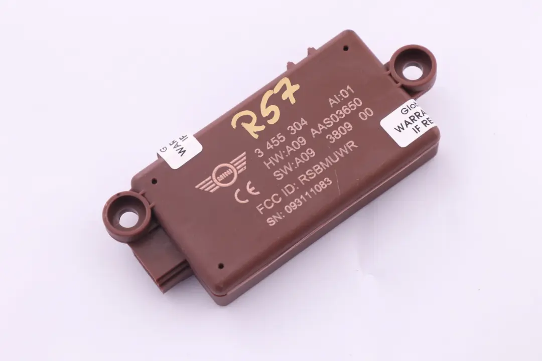 Dwa-Innenraumschutz Sistema Antifurto per Mini R57 Cabrio con numero di parte 3455304 Mini R57 Cabrio Dwa-Innenraumschutz Sistema Antifurto - SKU 3455304 - Numero di parte 3455304