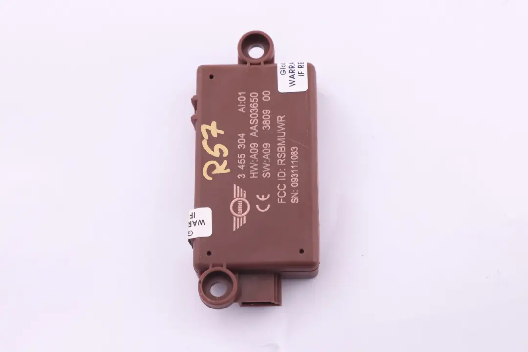 Mini R57 Cabrio DWA Door Alarm Theft Deterrent System Unit - SKU 3455304 - Part number 3455304
