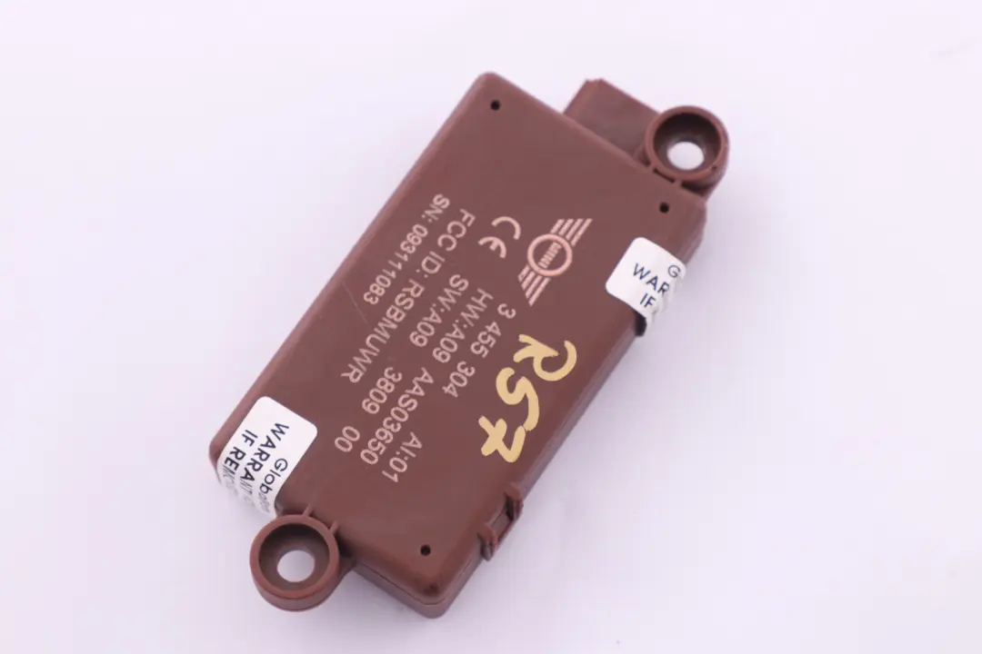 Mini R57 Cabrio DWA Door Alarm Theft Deterrent System Unit - SKU 3455304 - Part number 3455304