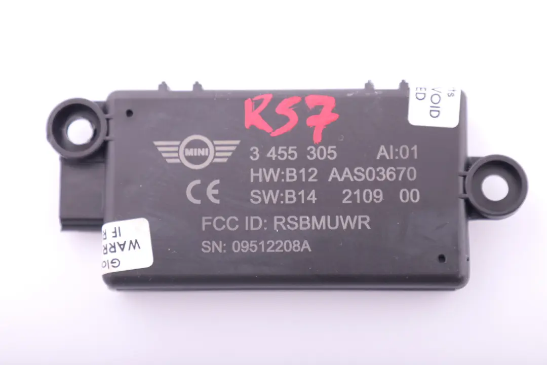Mini R57 R57N R58 R59 Dwa Innenraumschutz 6575 - SKU 3455305 - Numero di parte 3455305