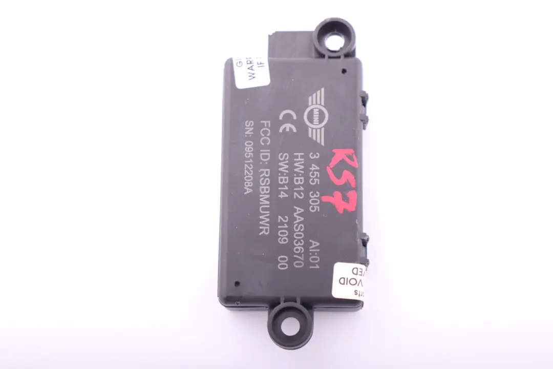 Mini R57 R57N R58 R59 DWA Innenraumschutz 6575 - SKU 3455305 - Teilenummer 3455305