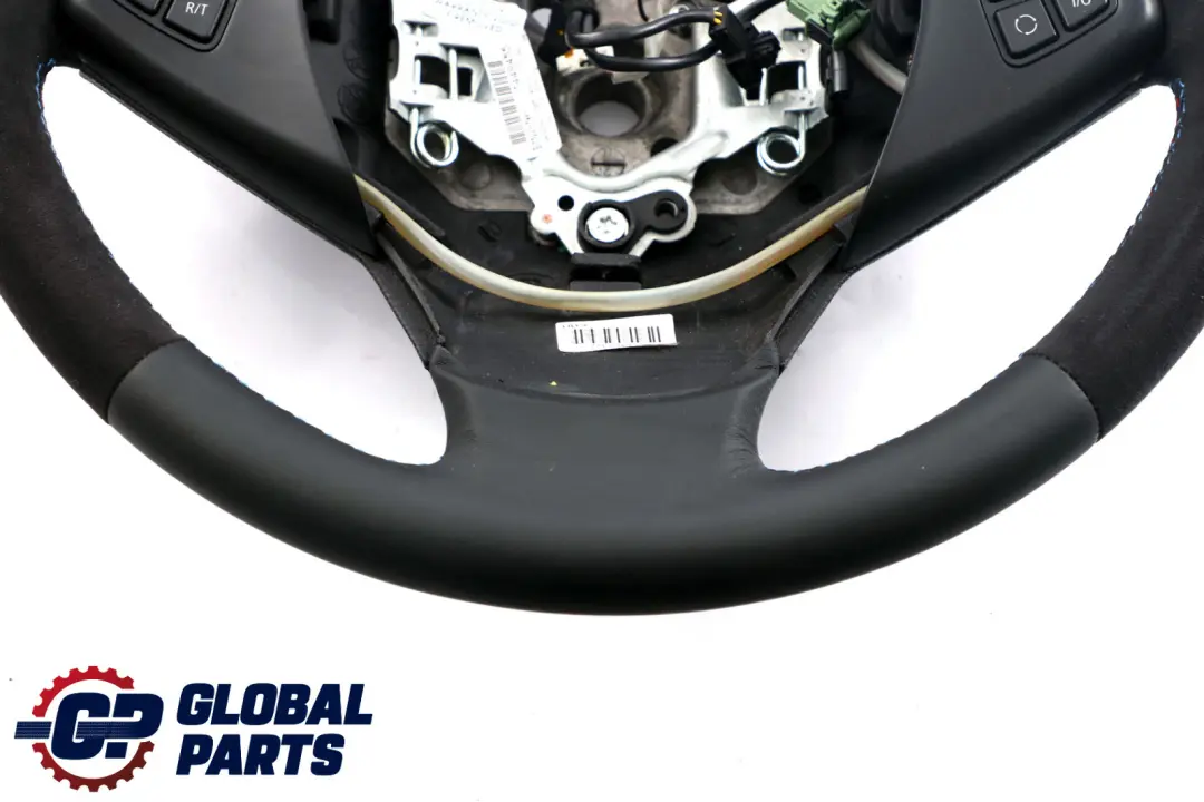 NUEVO Negro Cuero /Alcantara Volante M-tricoloured para BMW E83 LCI con número de pieza 3455481 BMW E83 LCI NUEVO Negro Cuero /Alcantara Volante M-tricoloured - SKU 3455481-2 - Número de pieza 3455481