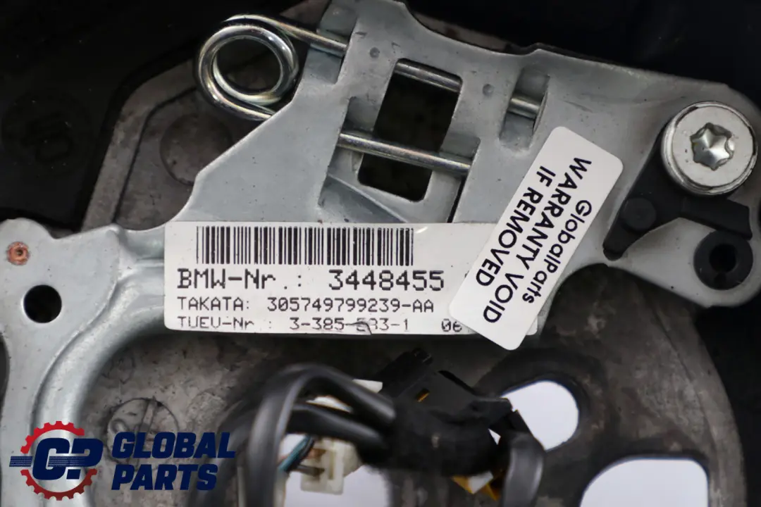 BMW X3 E83 LCI Nuova Pelle Nera / Alcantara Volante M-Tricolori - SKU 3455481-2 - Numero di parte 3455481