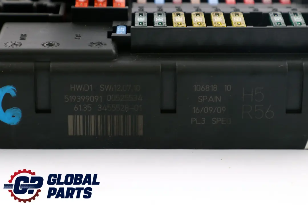 High PL3 SPEG H5 DC/DC Caja Distribucion De Fusibles para Mini Cooper One R56 con número de pieza 3455528 Mini Cooper One R56 High PL3 SPEG H5 DC/DC Caja Distribucion De Fusibles - SKU 3455528 - Número de pieza 3455528
