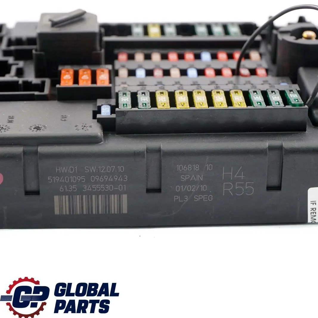 *BMW Mini Cooper R55 PL3 SPEG H4 Fuse Distribution Box to with Part number 3455530 *BMW Mini Cooper R55 PL3 SPEG H4 Fuse Distribution Box - SKU 3455530 - Part number 3455530
