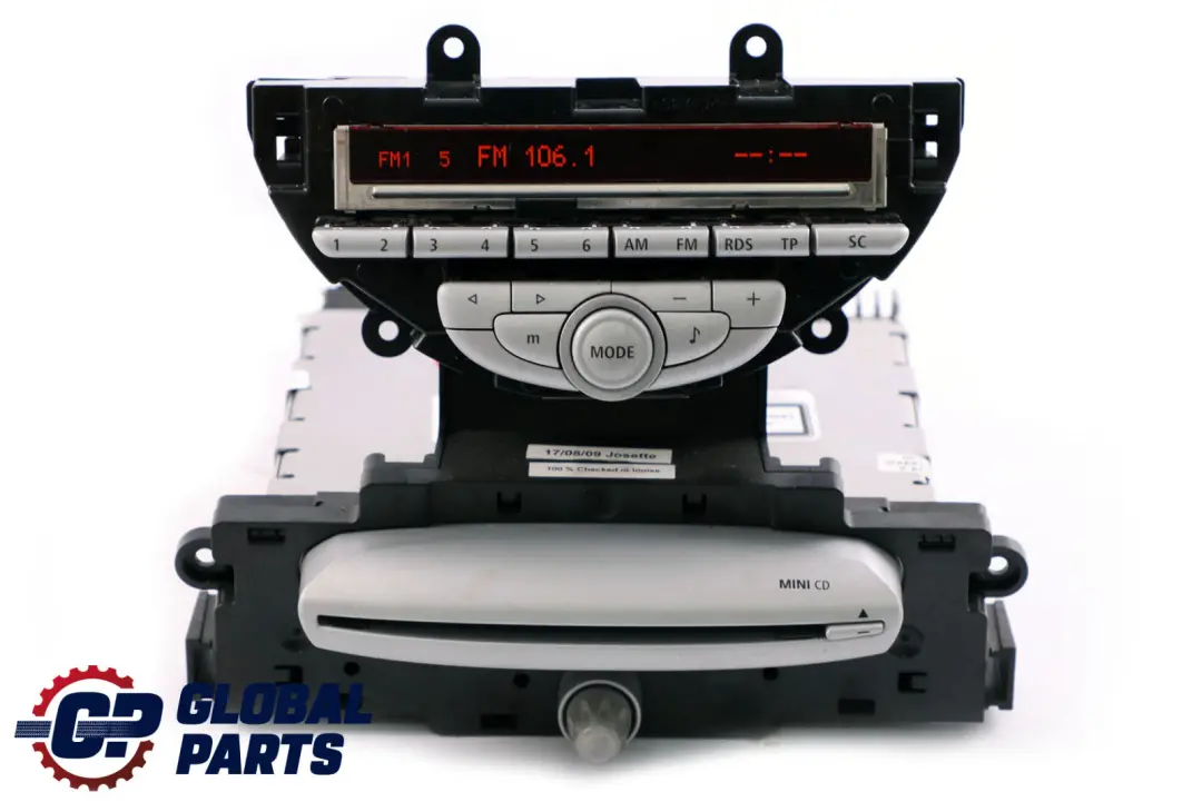 Radio Wave CD Player Head Unit to Mini Cooper One R55 R56 with Part number 3455681 Mini Cooper One R55 R56 Radio Wave CD Player Head Unit - SKU 3455681 - Part number 3455681