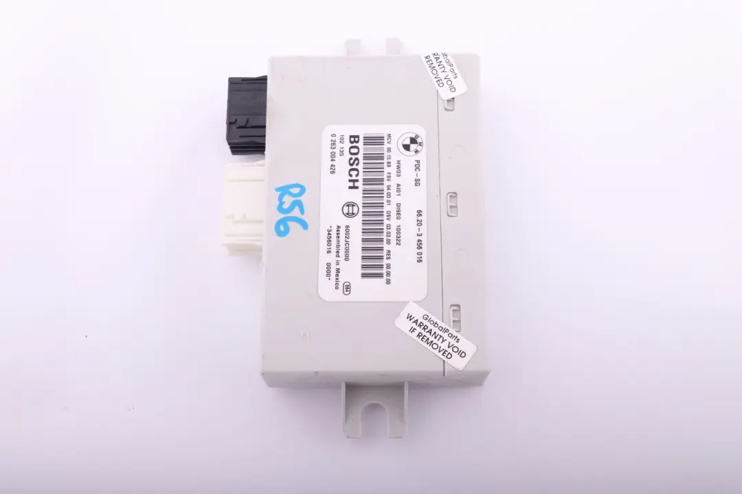 Unidad Control PDC Modulo Sensor Aparcamiento para Mini Cooper R55 R56 R57 con número de pieza 3456016 Mini Cooper R55 R56 R57 Unidad Control PDC Modulo Sensor Aparcamiento - SKU 3456016 - Número de pieza 3456016