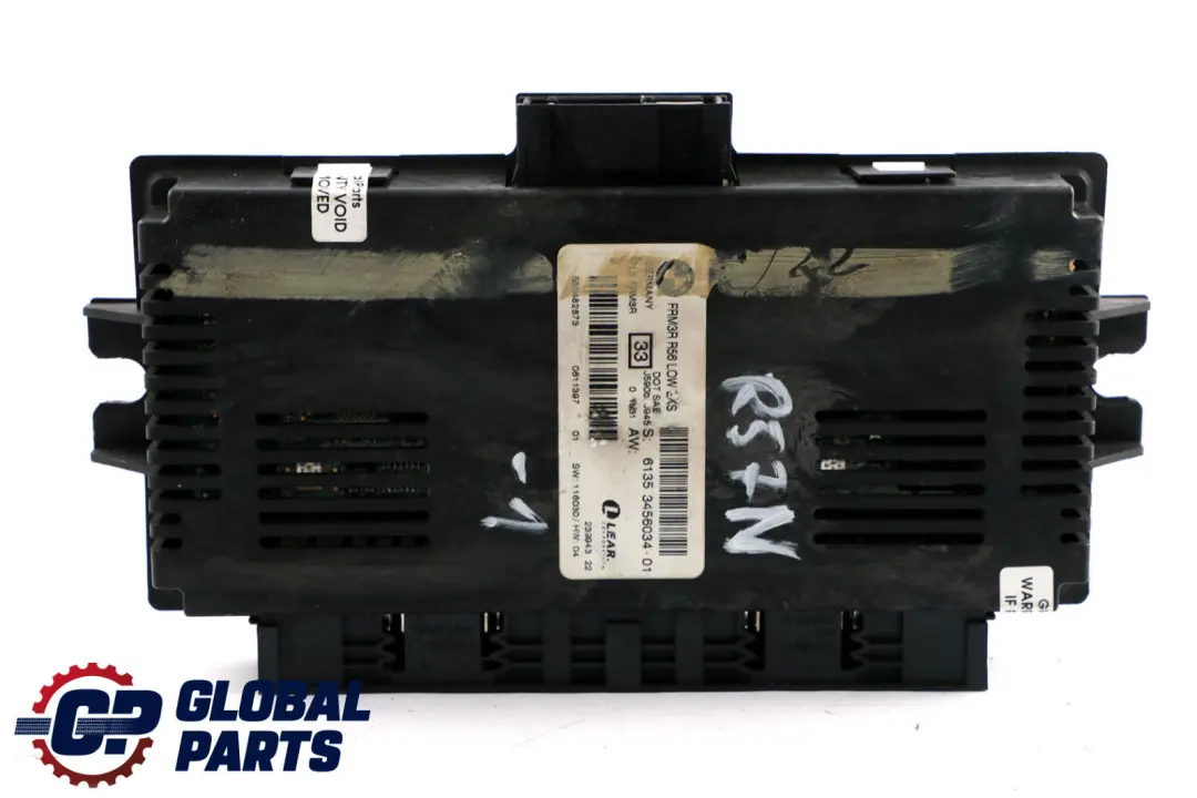 ECU Footwell Light Module FRM3R LOW EKS Lear to Mini Cooper R57 LCI with Part number 3456034 Mini Cooper R57 LCI ECU Footwell Light Module FRM3R LOW EKS Lear - SKU 3456034-1 - Part number 3456034