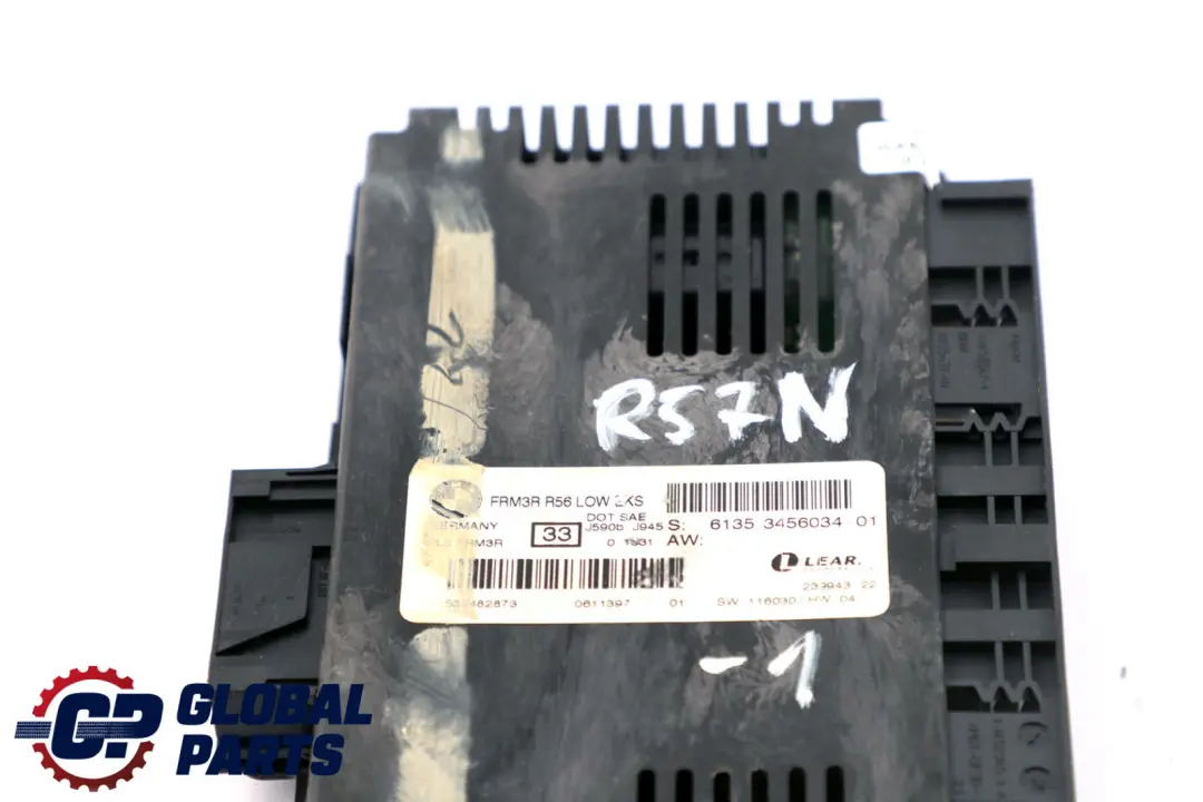 ECU Footwell Light Module FRM3R LOW EKS Lear to Mini Cooper R57 LCI with Part number 3456034 Mini Cooper R57 LCI ECU Footwell Light Module FRM3R LOW EKS Lear - SKU 3456034-1 - Part number 3456034