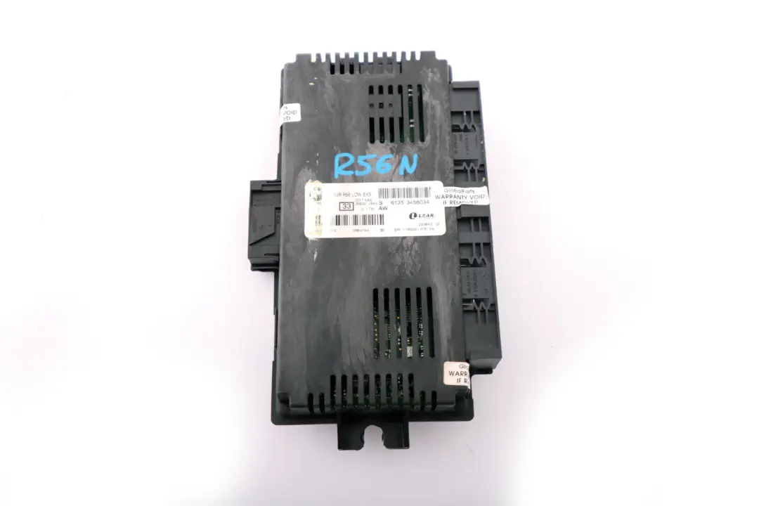 ECU Fußraumbeleuchtungsmodul FRM3R LOW EKS Lear für Mini Cooper R56 LCI mit Teilenummer 3456034 Mini Cooper R56 LCI ECU Fußraumbeleuchtungsmodul FRM3R LOW EKS Lear - SKU 3456034 - Teilenummer 3456034