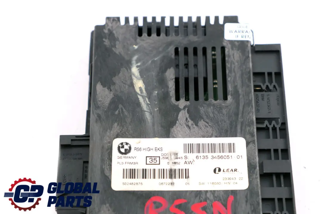 Footwell Módulo De Luz Alta EKS ECU PL3 FRM3R para Mini Cooper R55 LCI con número de pieza 3456051 Mini Cooper R55 LCI Footwell Módulo De Luz Alta EKS ECU PL3 FRM3R - SKU 3456051 - Número de pieza 3456051