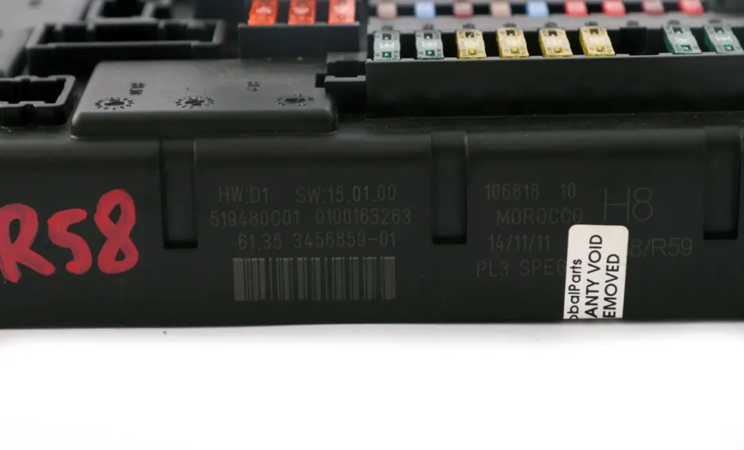 High PL3 SPEG H8 Fuse Distribution Box Control Unit to Mini Cooper R58 with Part number 3456859 Mini Cooper R58 High PL3 SPEG H8 Fuse Distribution Box Control Unit - SKU 3456859 - Part number 3456859