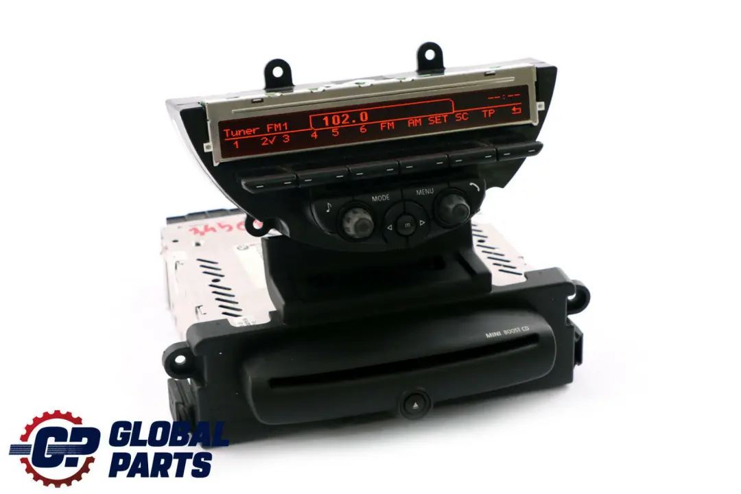 Radio Boost CD Player Unit Head Mini Cooper One R55 R56 R57 LCI R60 - SKU 3456870 - Part number 3456600