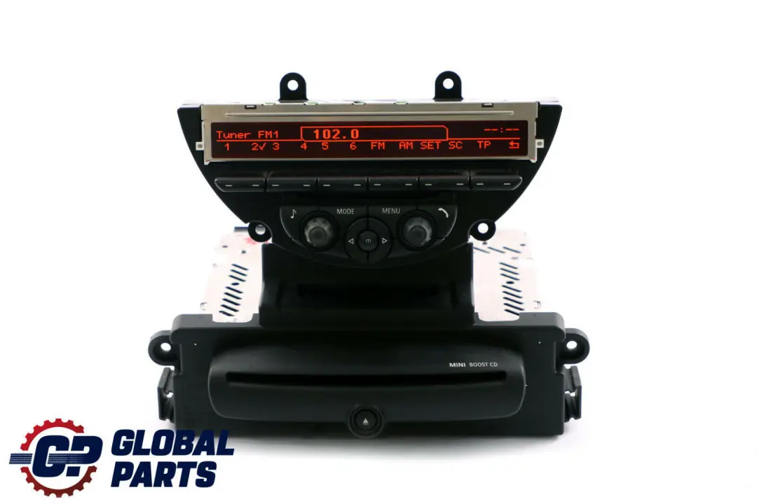 Radio Boost CD Player Unit Head Mini Cooper One R55 R56 R57 LCI R60 - SKU 3456870 - Part number 3456600