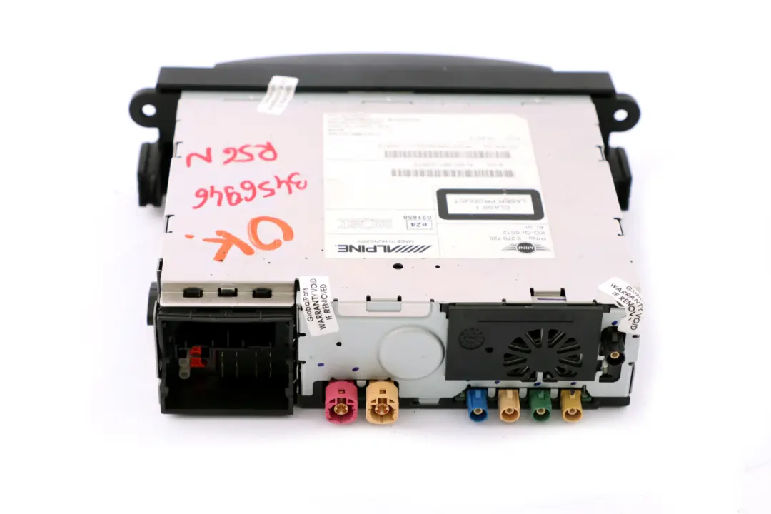 CHAMP 2 Navigation 9270726 to Mini Cooper R55 R56 R57 LCI R58 R59 with Part number 3456946 Mini Cooper R55 R56 R57 LCI R58 R59 CHAMP 2 Navigation 9270726 - SKU 3456946 - Part number 3456946