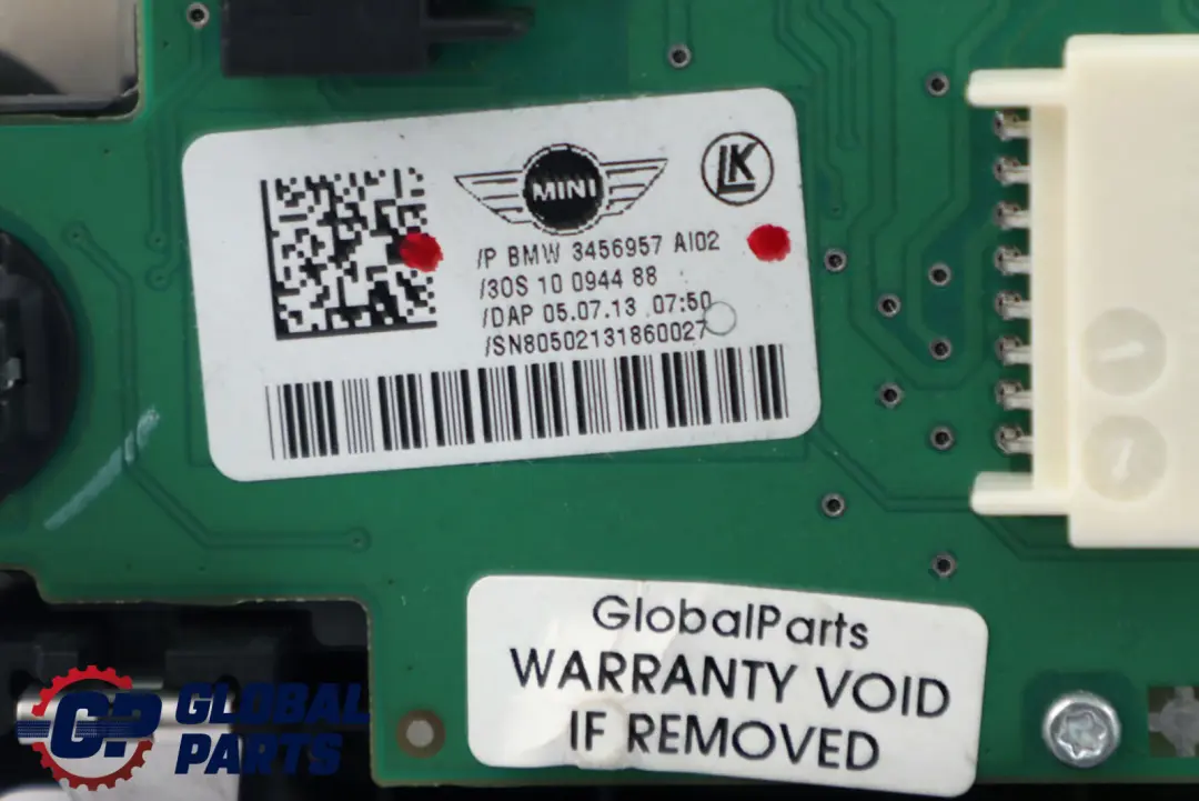 Cruscotto Tetto Unità Di Funzionamento Interruttore Luce per Mini Cooper R59 con numero di parte 3456957 Mini Cooper R59 Cruscotto Tetto Unità Di Funzionamento Interruttore Luce - SKU 3456957 - Numero di parte 3456957