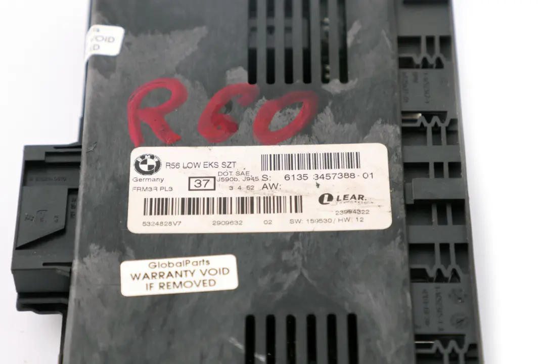 Footwell Light Module Low EKS ECU PL3 FRM3R to Mini Cooper One R60 with Part number 3457388 Mini Cooper One R60 Footwell Light Module Low EKS ECU PL3 FRM3R - SKU 3457388 - Part number 3457388