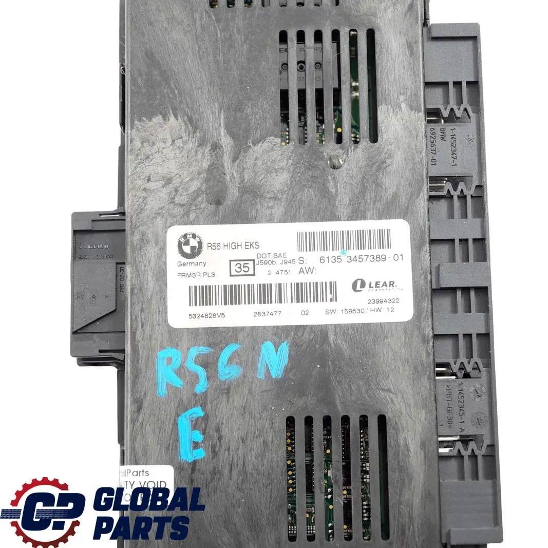 Mini R56 LCI Module d'éclairage l'habitacle Haut EKS ECU FRM3R PL3 - SKU 3457389 - Numéro de pièce 3457389