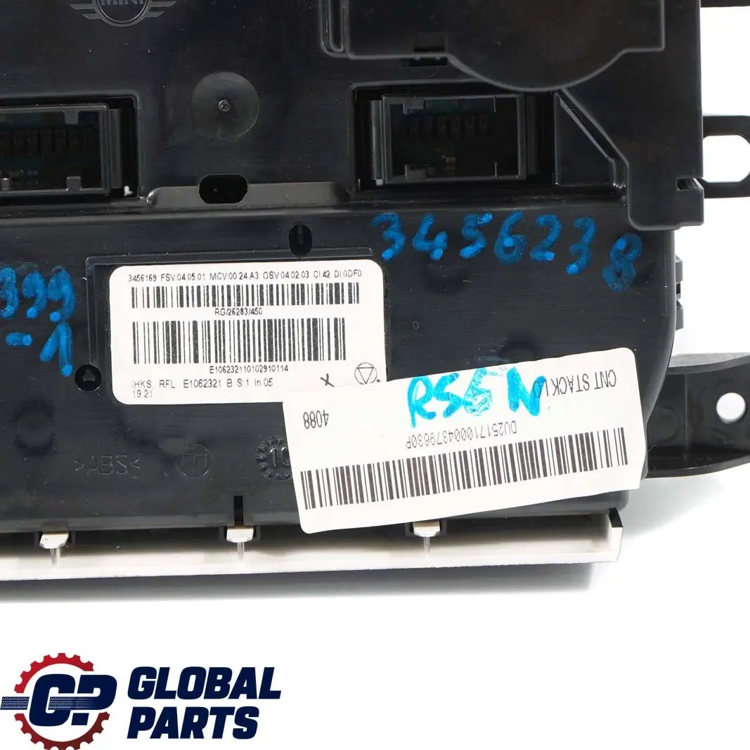 Control Automatico De Aire Acondicionado 3456169 para Mini Cooper R55 R56 LCI con número de pieza 3457399 Mini Cooper R55 R56 LCI Control Automatico De Aire Acondicionado 3456169 - SKU 3457399-1 - Número de pieza 3457399