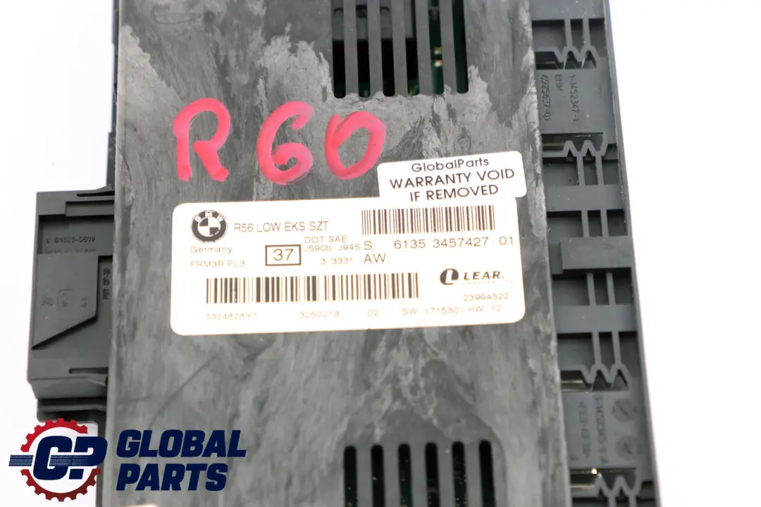 Mini Cooper One R60 Modulo luce vano piedi basso EKS ECU SZT PL3 FRM3R - SKU 3457427 - Numero di parte 3457427