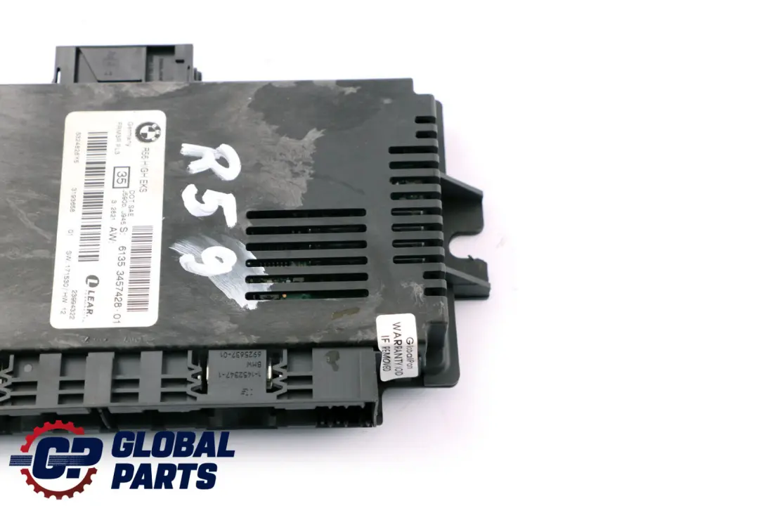 Footwell Light Module High EKS ECU LEAR PL3 FRM3R to BMW Mini Cooper R59 with Part number 3457428 BMW Mini Cooper R59 Footwell Light Module High EKS ECU LEAR PL3 FRM3R - SKU 3457428 - Part number 3457428