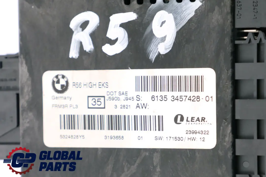 Footwell Light Module High EKS ECU LEAR PL3 FRM3R to BMW Mini Cooper R59 with Part number 3457428 BMW Mini Cooper R59 Footwell Light Module High EKS ECU LEAR PL3 FRM3R - SKU 3457428 - Part number 3457428