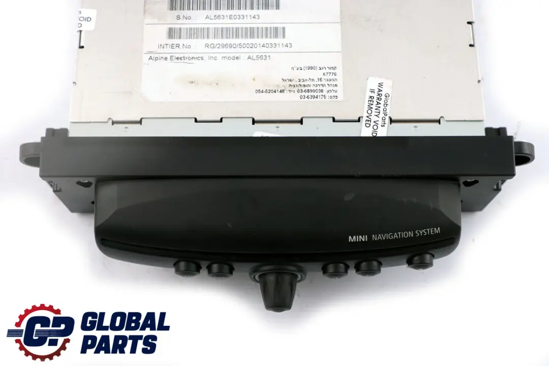 CHAMP 2 Navegación DAB para Mini R55 R56 R57 LCI R60 R61 con número de pieza 3457441 Mini R55 R56 R57 LCI R60 R61 CHAMP 2 Navegación DAB - SKU 3457441 - Número de pieza 3457441