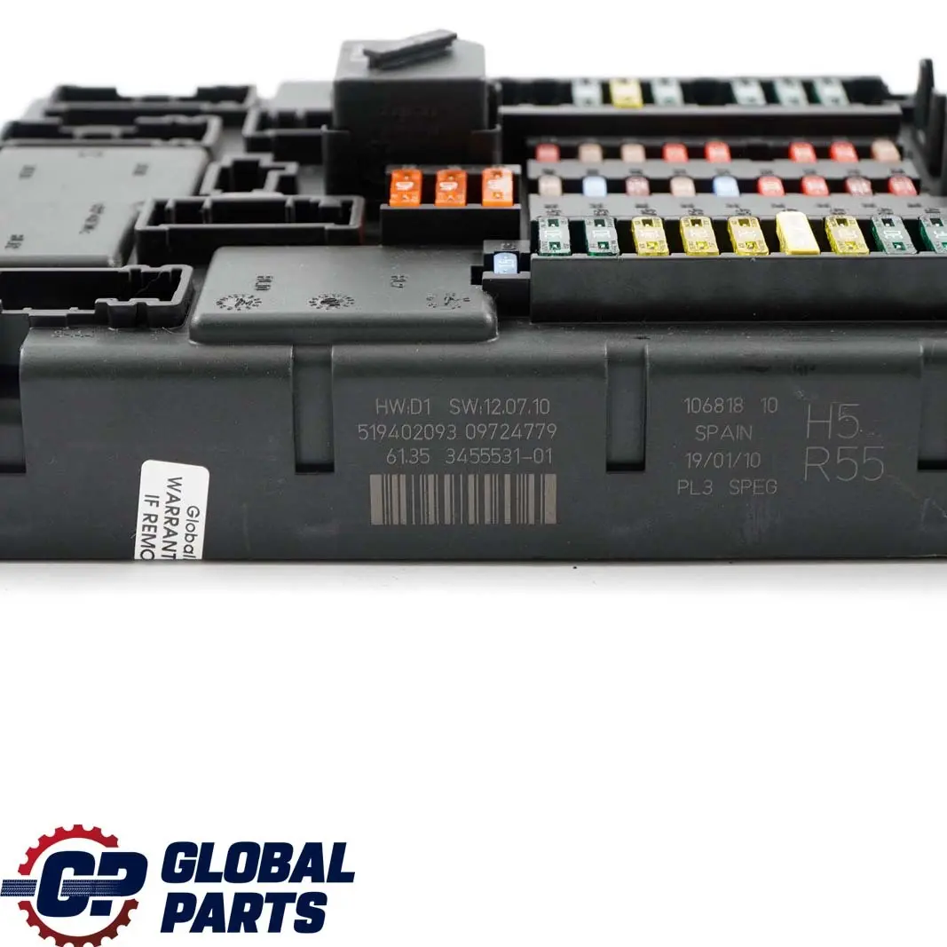 BMW Mini Clubman R55 High SPEG PL3 H5 Fuse Distribution Box 3455531 - SKU 3457583-2 - Part number 3457583