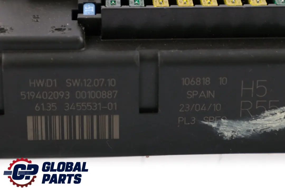 BMW Mini Cooper R55 R56 R57 High SPEG PL3 H4 Fuse Distribution Box 3455439 - SKU 3457583 - Part number 3455242