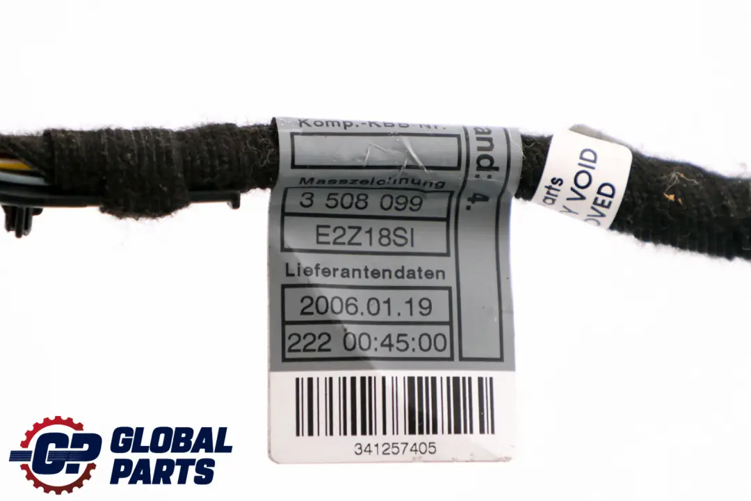Faisceau de câblage côté passager pour BMW X3 SERIES E83 à propos du numéro de pièce 3427749 BMW X3 SERIES E83 Faisceau de câblage côté passager - SKU 3508099 - Numéro de pièce 3427749