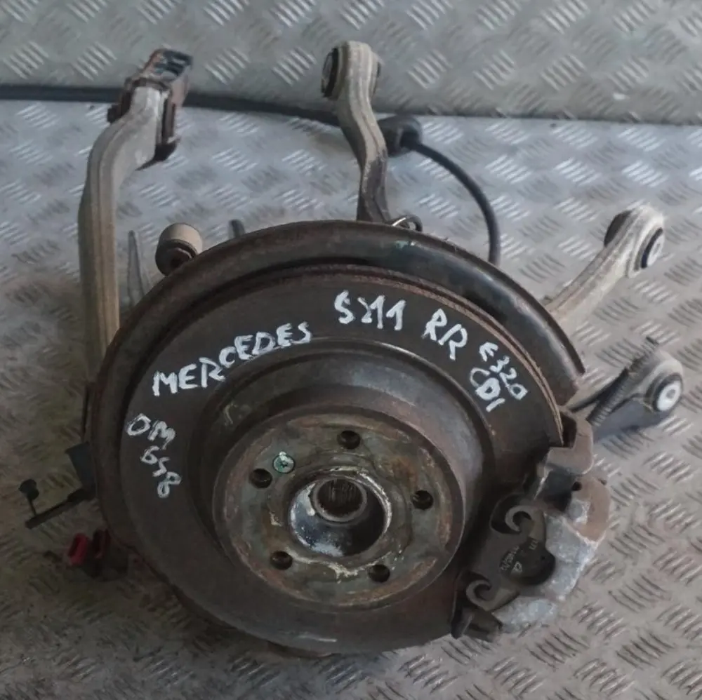 Mercedes-Benz E-Class W211 S211 Rear Right O/S Suspension Leg Brake Wheel Hub to with Part number 3508408 Mercedes-Benz E-Class W211 S211 Rear Right O/S Suspension Leg Brake Wheel Hub - SKU 3508408 - Part number 3508408