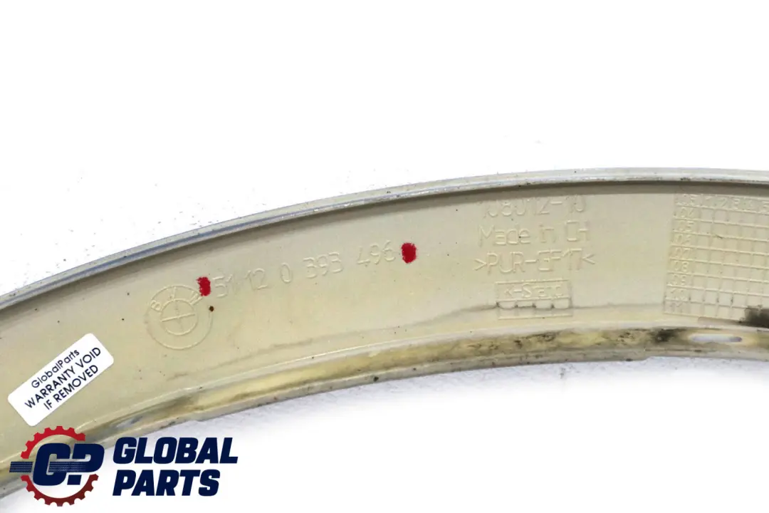BMW X3 E83 Aerokit Aero Front Right O/S Wheel Arch Cover Bluewater Metallic 896 - SKU 393496 - Part number 0393496