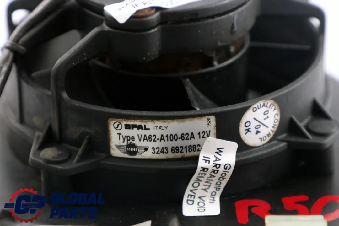 Ventilador Bomba Dirección Asistida Rejilla Protectora para Mini Cooper R50 R52 R53 con número de pieza 6761038 Mini Cooper R50 R52 R53 Ventilador Bomba Dirección Asistida Rejilla Protectora - SKU 4026606 - Número de pieza 6761038