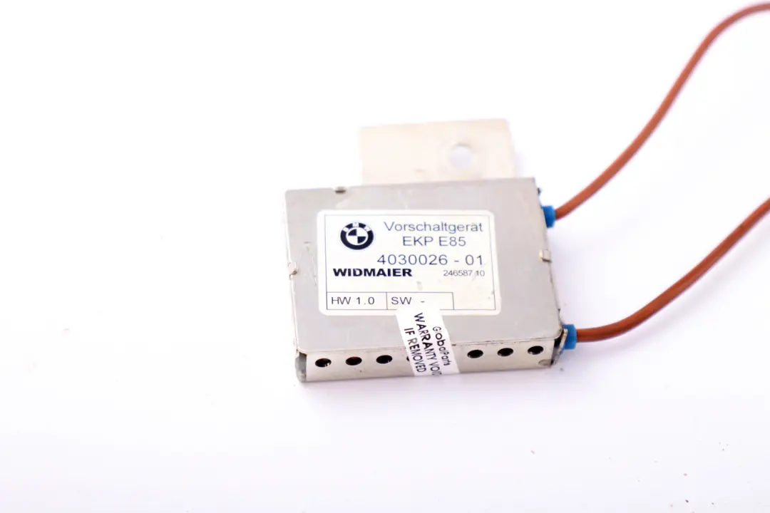 Headlight Resistor Ballast Relay Module Unit to BMW Z4 E85 Xenon with Part number 4030026 BMW Z4 E85 Xenon Headlight Resistor Ballast Relay Module Unit - SKU 4030026 - Part number 4030026