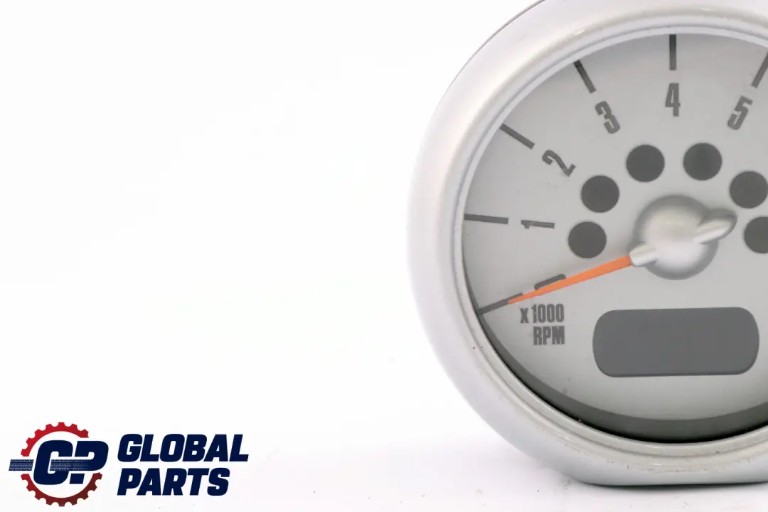 Tachometer Gauge Revolution Counter Silver to Mini Cooper R50 R53 with Part number 6924924 Mini Cooper R50 R53 Tachometer Gauge Revolution Counter Silver - SKU 4110239 - Part number 6924924