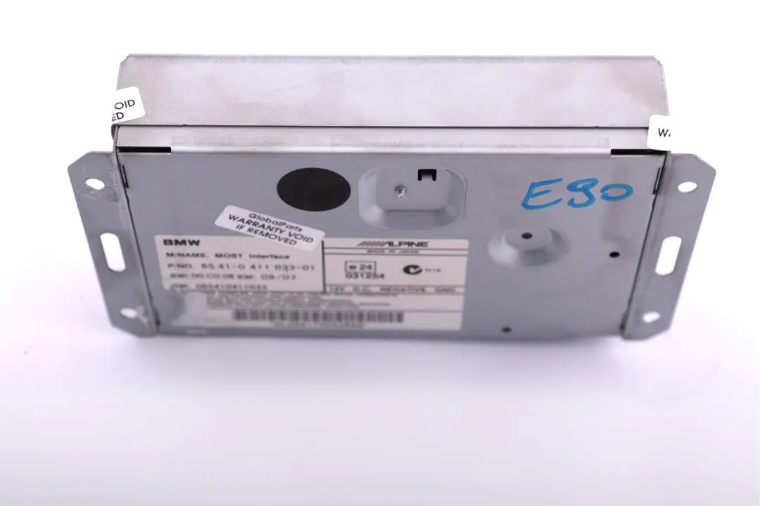 Ipod Most Schnittstelle BMW E60 E65 E81 E87 E90 Modul Alpine 0 für mit Teilenummer 411033 Ipod Most Schnittstelle BMW E60 E65 E81 E87 E90 Modul Alpine 0 - SKU 411033 - Teilenummer 411033