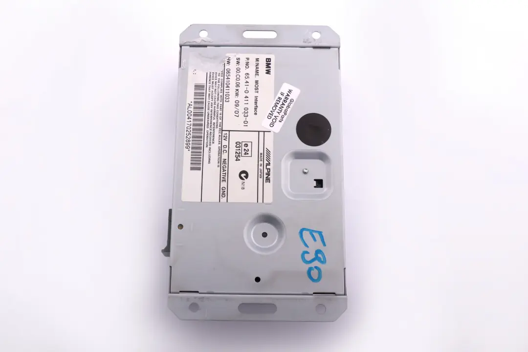 iPod Most Interface BMW E60 E65 E81 E87 E90 Module Alpine 0  - SKU 411033 - Part number 411033