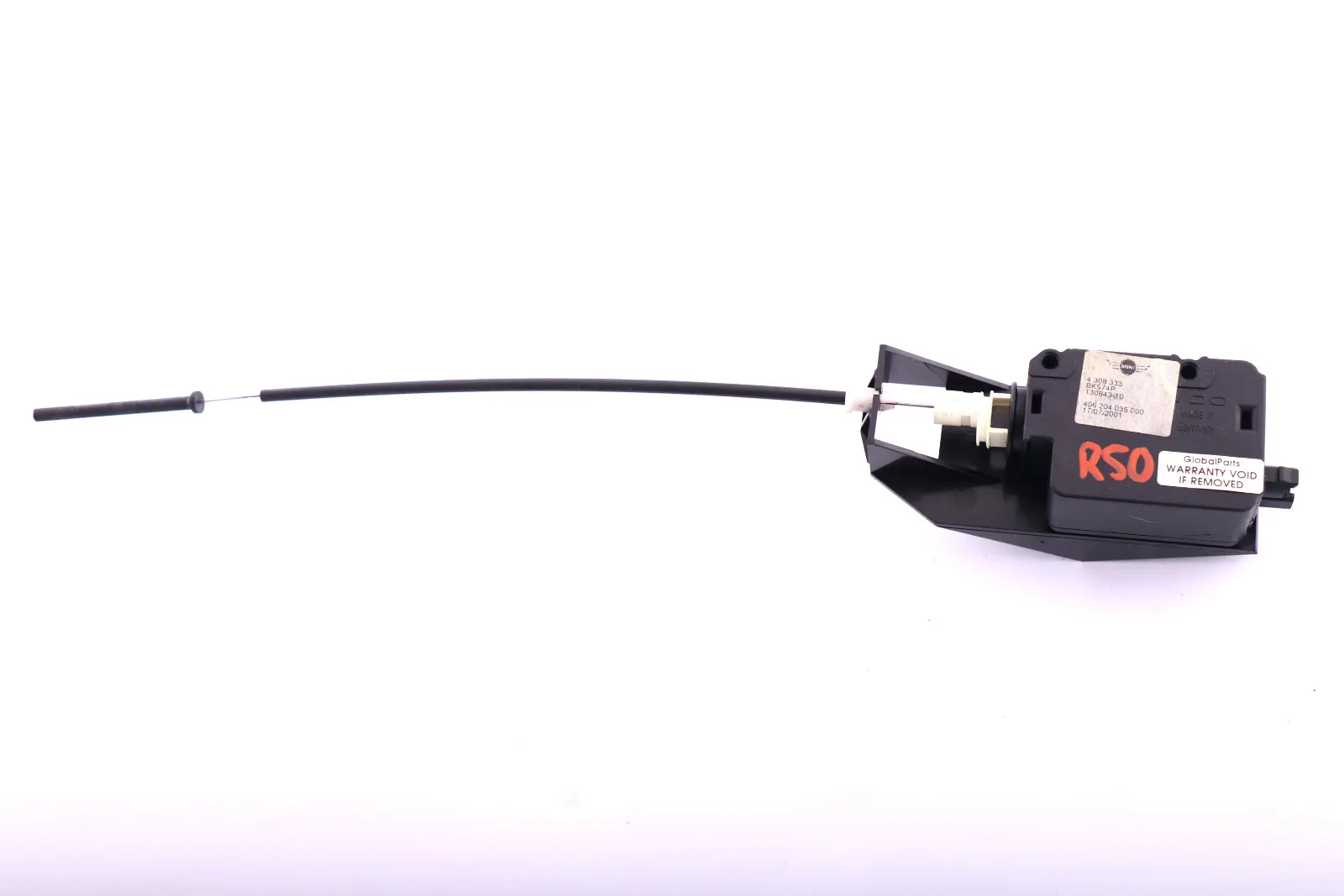 Mini Cooper One R50 R53 Actuateur Cache pour Reservoir Arriere 7115559