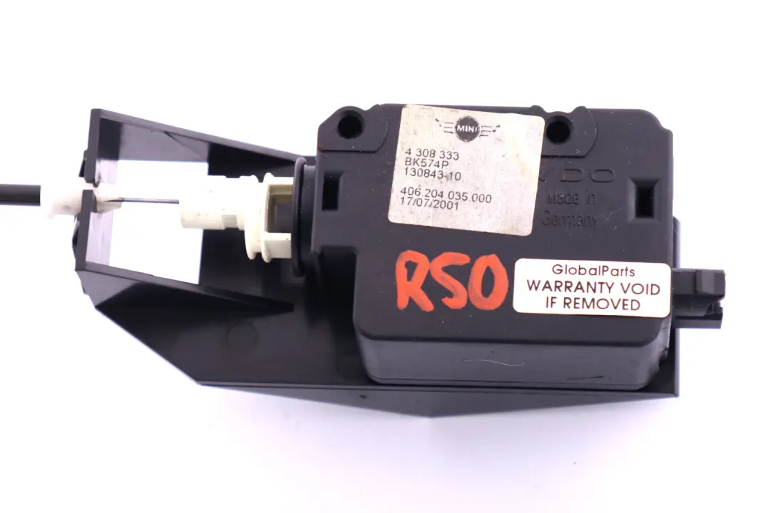 Mini Cooper One R50 R53 Stellantrieb EinfĂĽllklappe hinten 7115559 - SKU 4308333-1 - Teilenummer 4308333