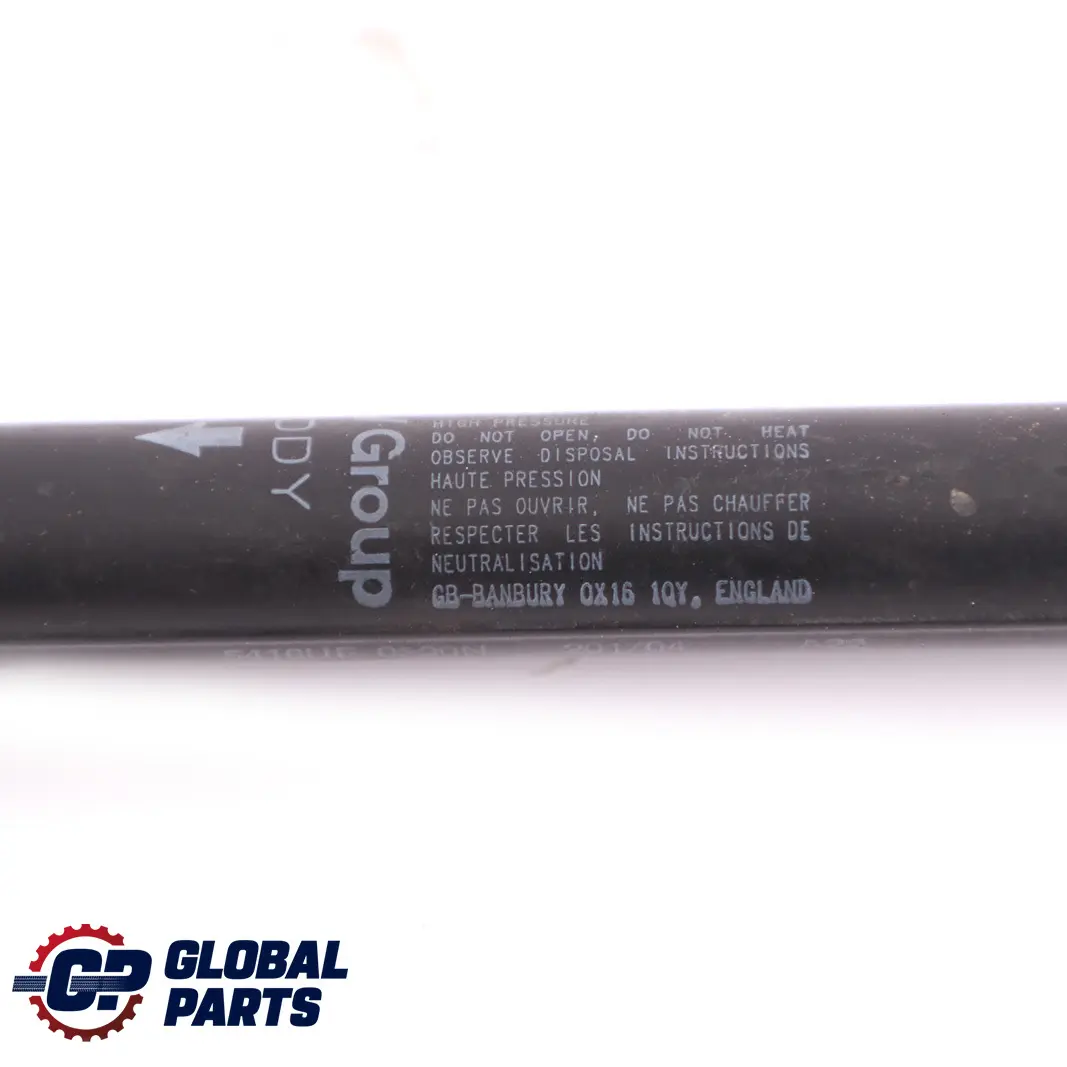 Pressurized Spring Hood Bonnet 290N to Mini Cooper One R50 R52 R53 Gas with Part number 51237175020 Mini Cooper One R50 R52 R53 Gas Pressurized Spring Hood Bonnet 290N - SKU 4360740-1 - Part number 51237175020