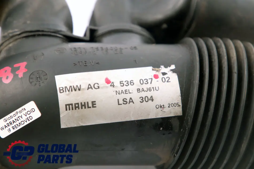 BMW 1 Series E81 E87 Rubber Boot Hose Line Sound Generator - SKU 4536037 - Part number 4536037