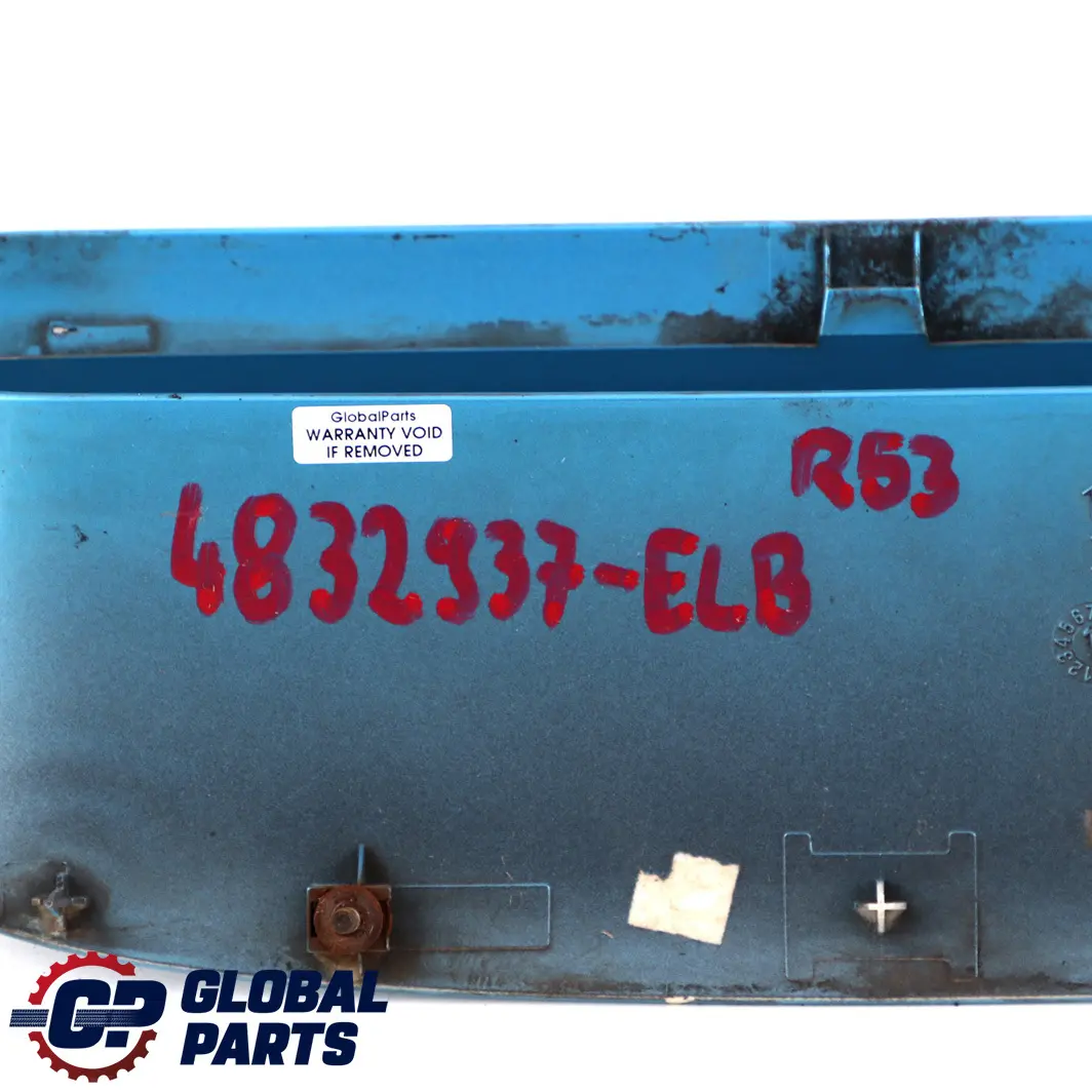 Griglia Ingresso Aria Cofano Scoop Blu Elettrico per Mini Cooper S R52 R53 con numero di parte 4832937 Mini Cooper S R52 R53 Griglia Ingresso Aria Cofano Scoop Blu Elettrico - SKU 4832937-ELB - Numero di parte 4832937