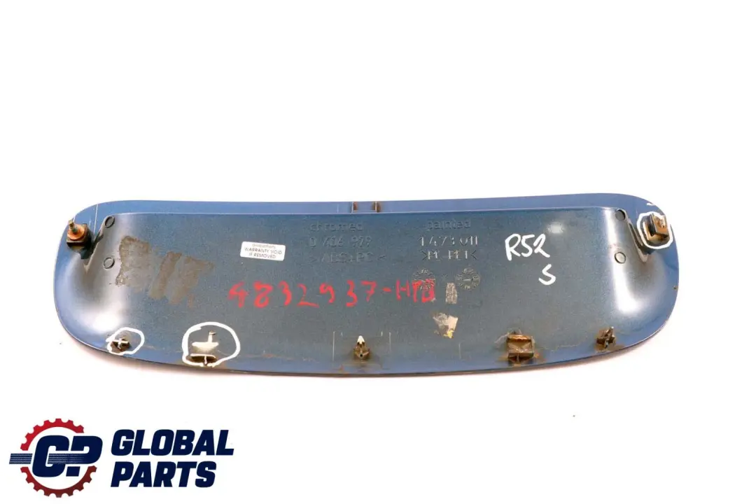 Entrada aire capó azul para Mini Cooper S R52 R53 con número de pieza 0430302 Mini Cooper S R52 R53 Entrada aire capó azul - SKU 4832937-HYB - Número de pieza 0430302