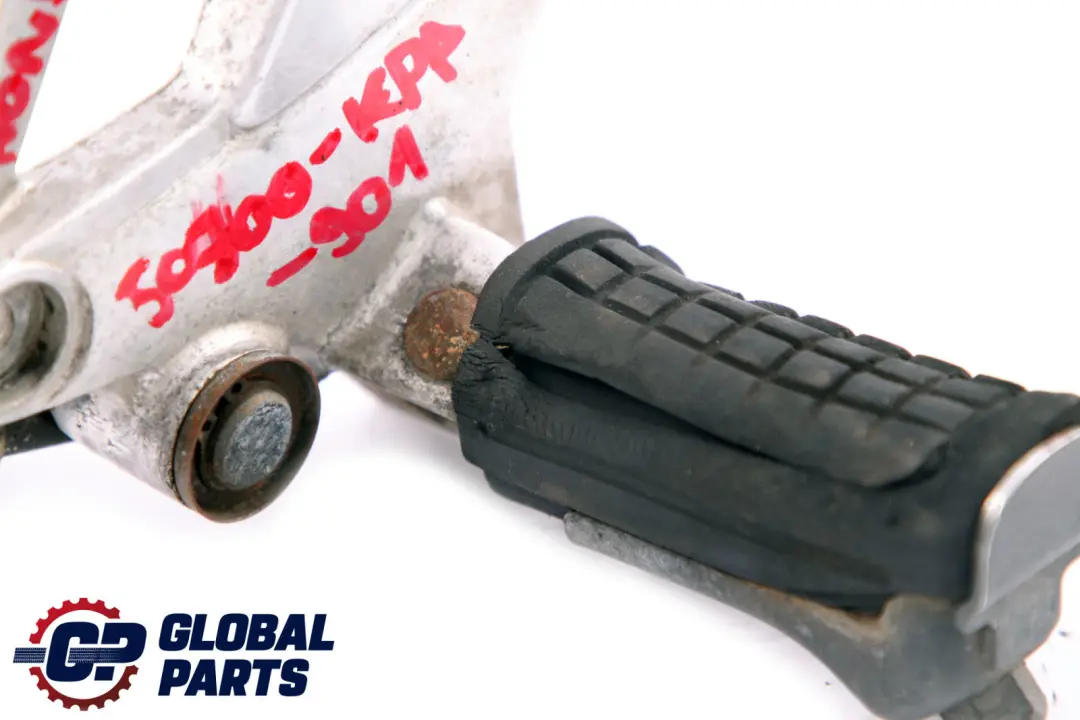 CBR 125R Right Footpeg Footrest Step Holder to Honda with Part number 50600-KPP-901 Honda CBR 125R Right Footpeg Footrest Step Holder - SKU 50600-KPP-901 - Part number 50600-KPP-901