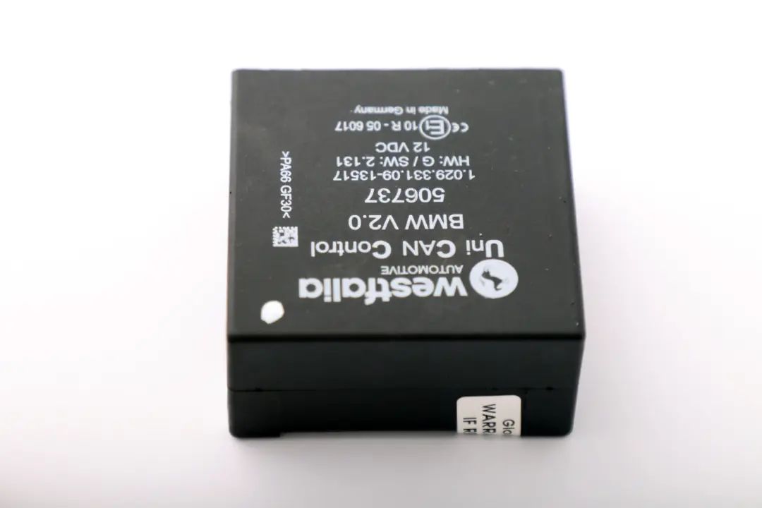 Westfalia Módulo De Enganche Remolque Unidad Control Uni CAN para BMW X5 E53 con número de pieza 506737 BMW X5 E53 Westfalia Módulo De Enganche Remolque Unidad Control Uni CAN - SKU 506737 - Número de pieza 506737