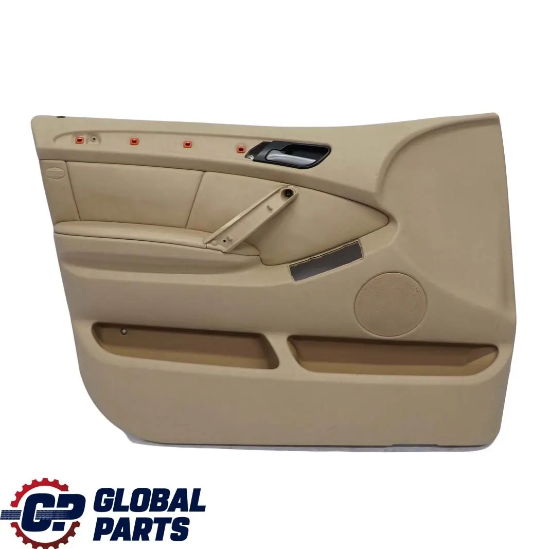 BMW X5 Reihe E53 Türverkleidung Vorn Links Walknappa Hellbeige Beige - SKU 7121243 - Teilenummer 7121243