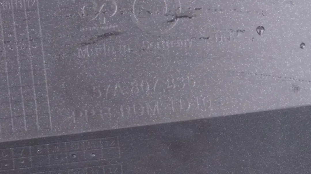 Genuine Skoda Karoq Rear Bumper Lower Spoiler Diffuser Trim Panel to with Part number 57A807836 Genuine Skoda Karoq Rear Bumper Lower Spoiler Diffuser Trim Panel - SKU 57A807836 - Part number 57A807836